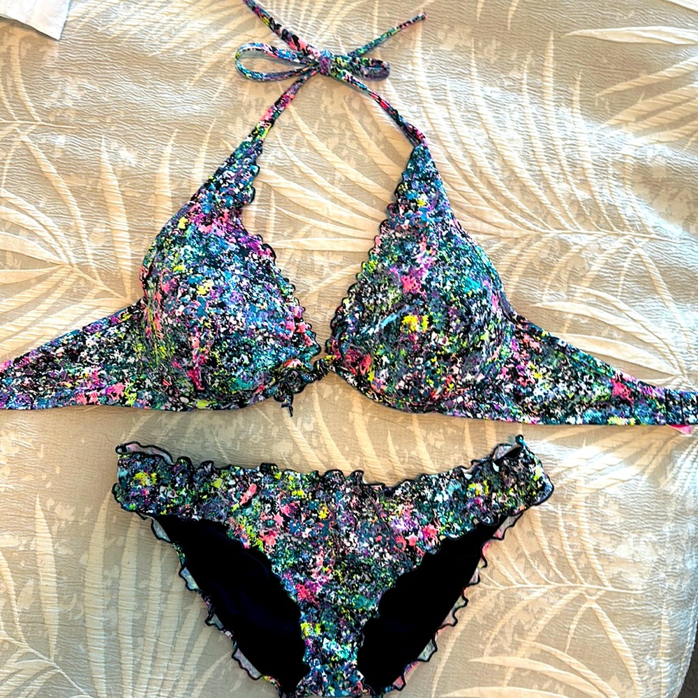 Victoria Secret Bikini, Pain Splatter Pattern